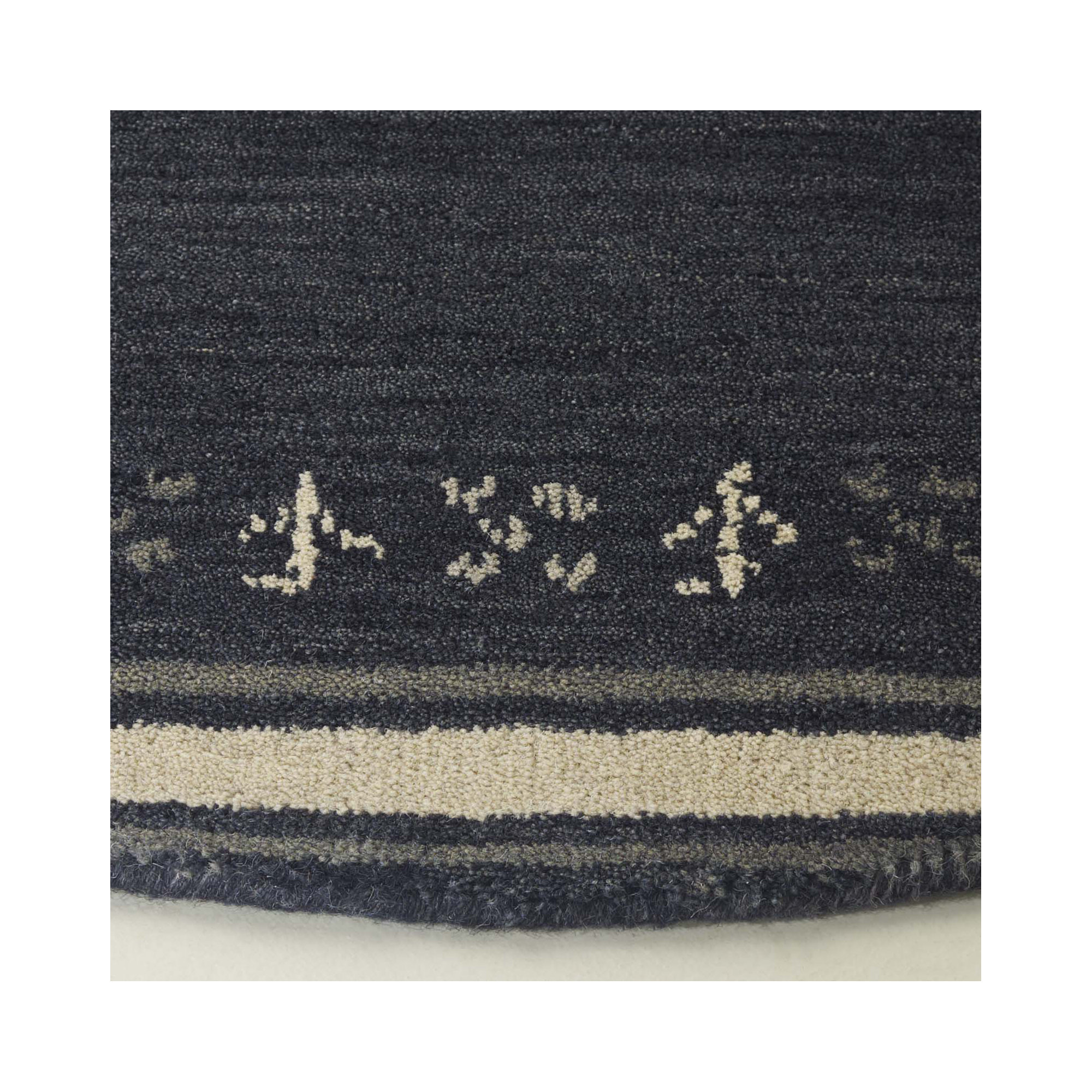 Santiago Hand Loomed Wool Rug, Round 8'