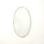 Miroir ovale allongé - nickel-57972571