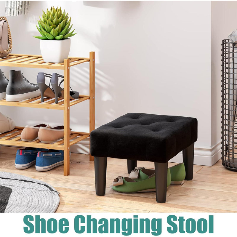 Earnease Solid Wood Accent Stool