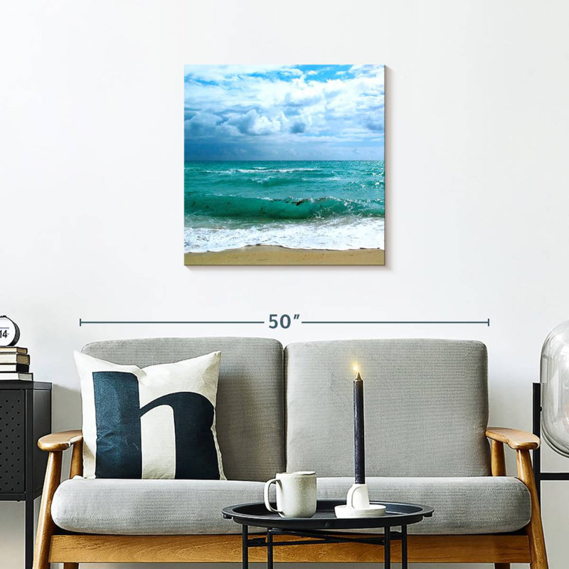 Gillard bleu sarcelle Surf II, H 24 po x l 24 po