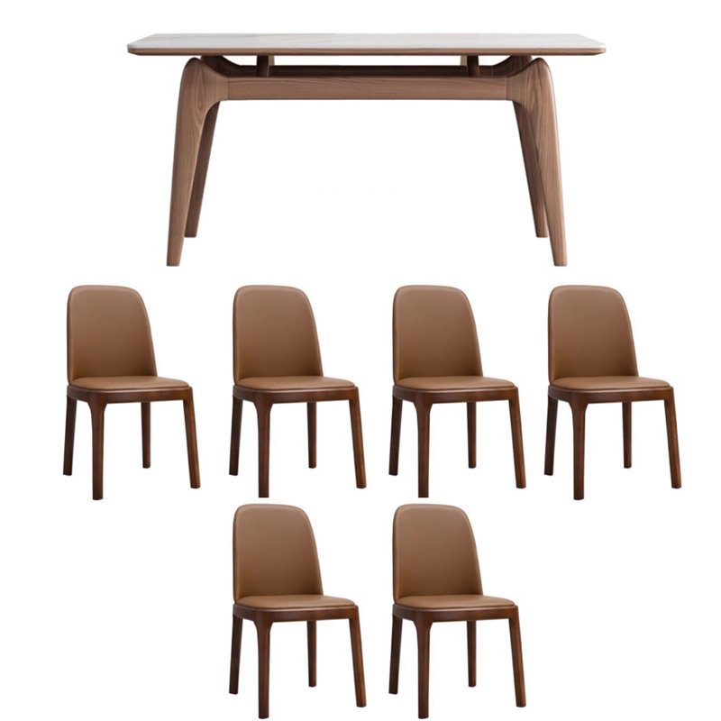 Combinaison de table et de chaise simplifiée