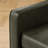 Mid-Century Faux Leather Green Sofa-1531267024
