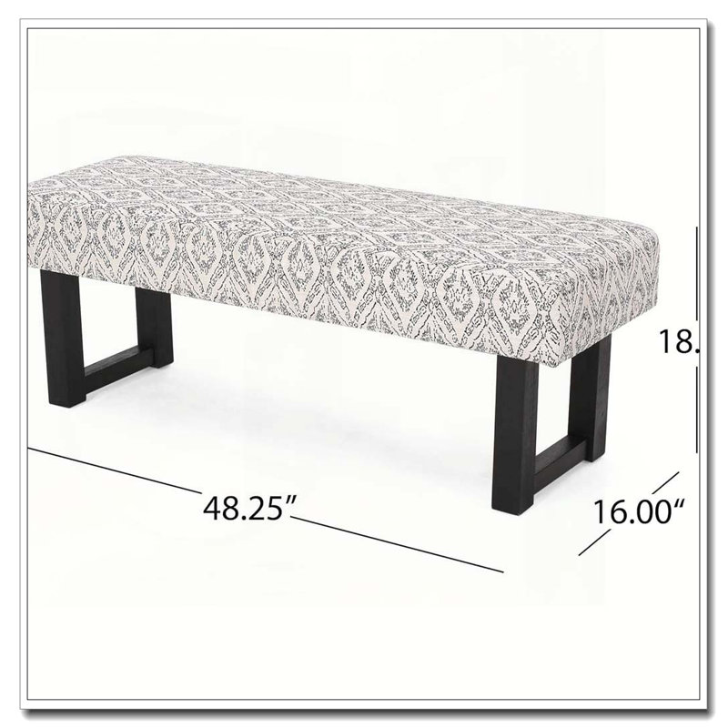 Banc en tissu Ashford Boho