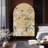 Arched Double Door Bedroom Wardrobe Cabinet