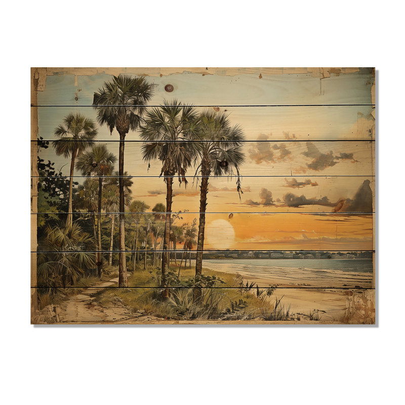 Newdale - Impression sur bois de paysages sur bois de pin naturel, H 24 po x l 32 po
