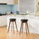 Ashara Swivel 31.25'' Backless Bar Stool