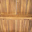 Table de salle à manger d'extérieur en bois d'acacia Visola L 79 po (finition teck)