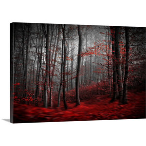 1x Bloody River Photographic Print on Canvas