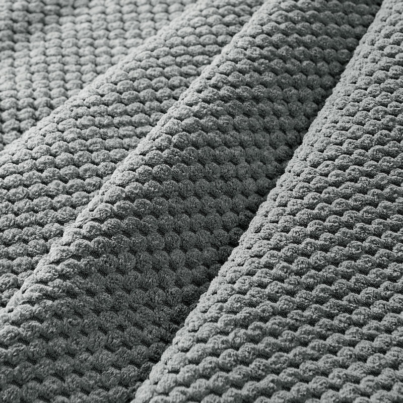 Repose-pieds pleine compression Coffee Bean Like Upholstery, Gris clair