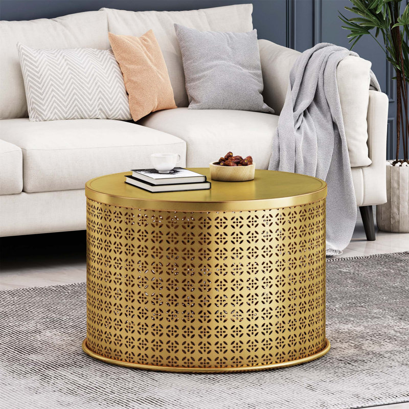 Élégante table basse moderne avec rangement dissimulé, parfaite pour organiser et rehausser le décor de votre salon.