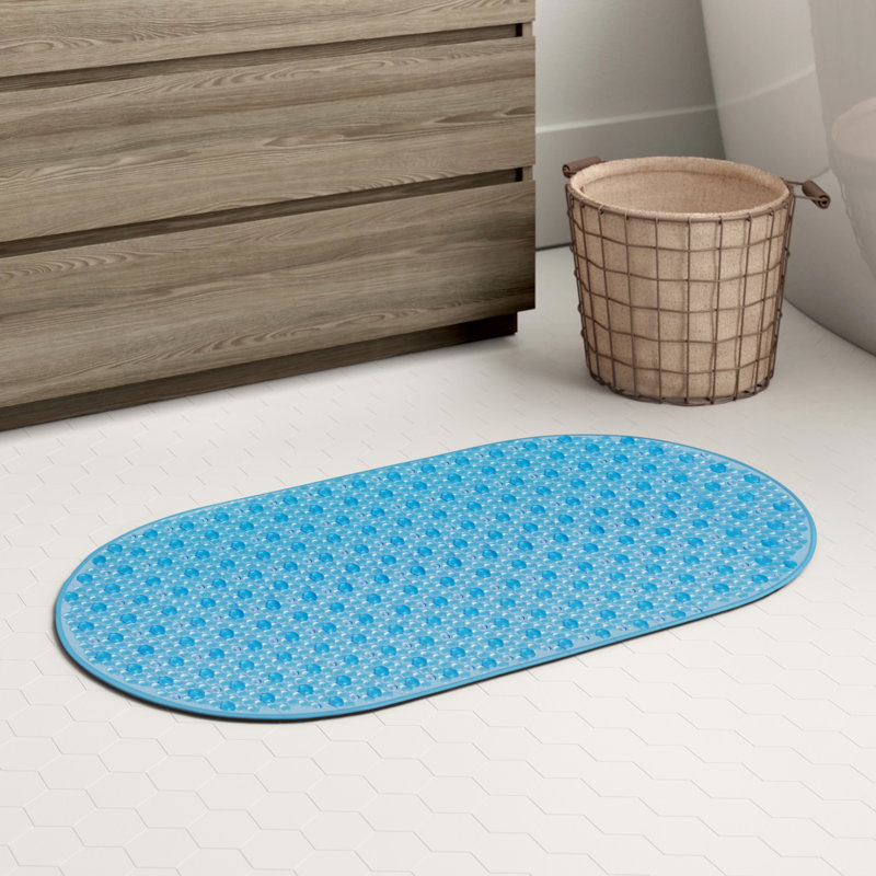 Maleah Shower Mat, Turquoise