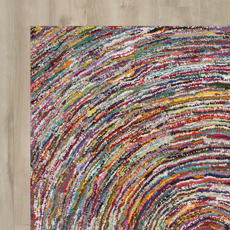 Tapis abstrait performance touffeté à la main Anaheim, Rectangle 2 pi 3 po x 5 pi