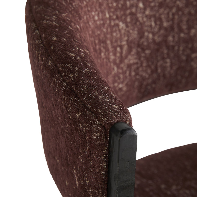 Bahati Armchair, Bordeaux Chenille