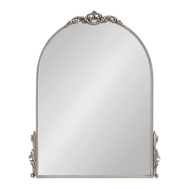 Christany Metal Mirror, Silver, 26" x 20.5"