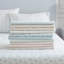 Ensemble de draps en coton percale bleu Martha Stewart-115629654-115629657