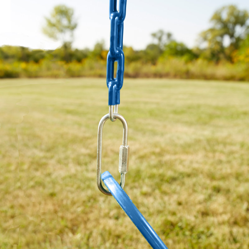 Swing Seat with Chains, Blue