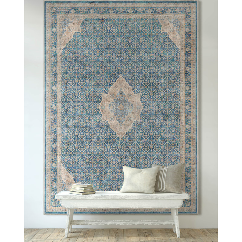  Tapis oriental gris / beige Asha Lilith, Rectangle 3 pi 11 po x 5 pi 3 po
