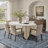 Soft Beige Vintage Floral Washable Area Rug With Non-Slip Backing For Living Rooms, Bedrooms-141886512-142006730