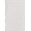 Tapis beige clair en coton tissé à la main Loganville-23025122