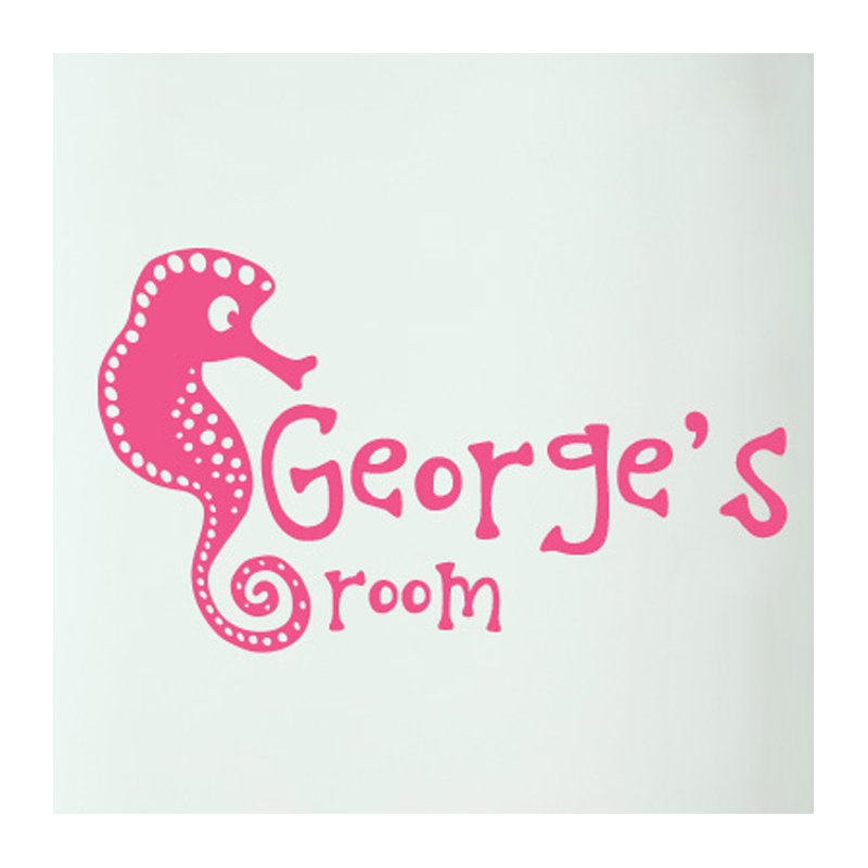 Nautical & Beach Wall Decal, Pink