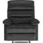 Fauteuil inclinable manuel rembourré avec accoudoirs rembourrés Davis-461570241