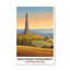 Knockagh Monument, Northern Ireland - Romantic Hilltop Obelisk Travel Poster. Giclee Print On Wrapped Canvas. Wall Art, Home Decor - Monuments & Sculptures, Northern Ireland - Wrapped Canvas Print-1143200820
