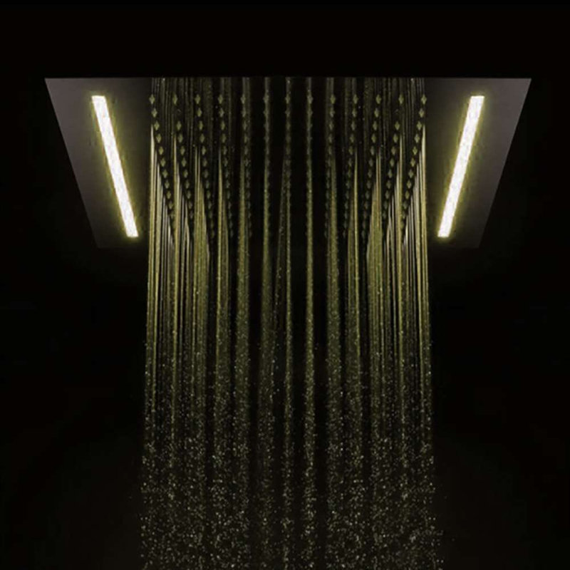 Recessed Shower Head with Light