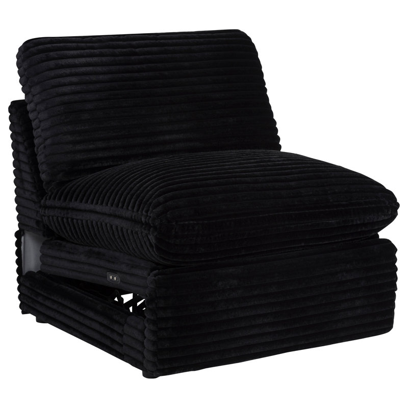 Fauteuil inclinable électrique Collins, Noir