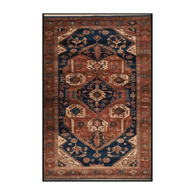Machine Washable Persian Brown Area Rug