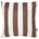 Chocolate/White Striped