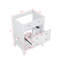 Base de meuble-lavabo sans lavabo 24 po avec tiroir et tablette ouverte