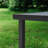 Outdoor Iron Black Rectangular Dining Table