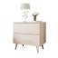 Nassawadox 55cm W Metal Bedside Table-935256691