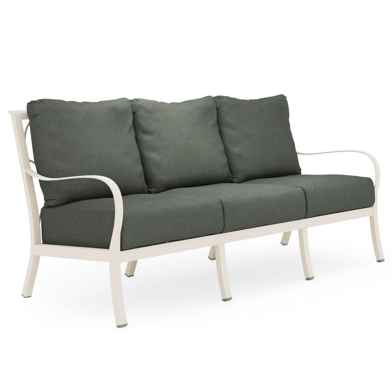Scala Outdoor 3 - Seat Patio Sofa, Textured Black