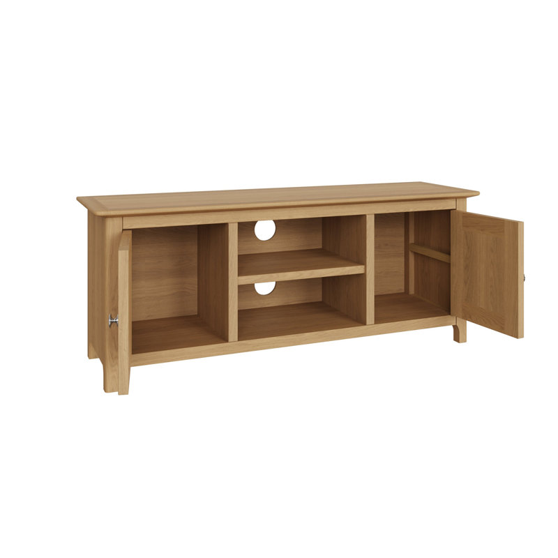 Daris 2 Door TV Cabinet Unit. 110cm Wide. For Screens Up To 50". Fully Assembled.
