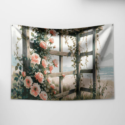 Tapisserie «Coastal Beach Rose»