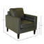 Fauteuil club en polyester 34 po-1267661314