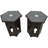 Syrian Glass Top End Table Set