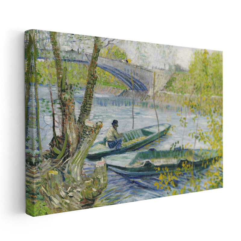 Le pont de Clichy, 1887, reproduction d'art sur toile, H 20 po x l 30 po