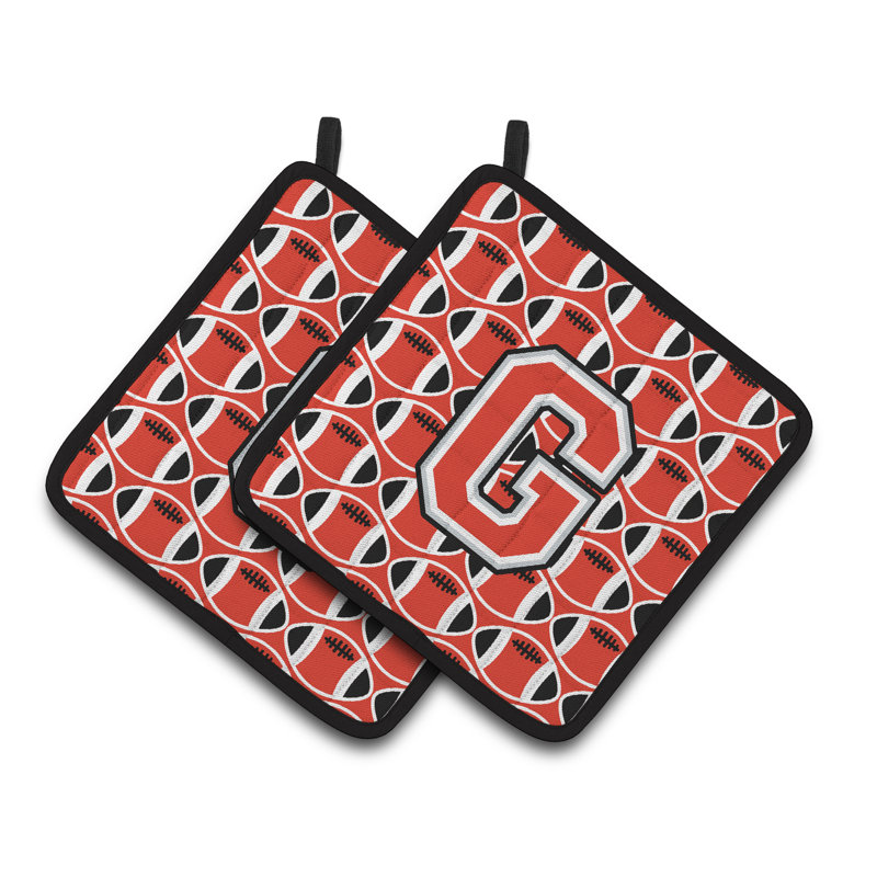 Poignée de football, G, Scarlet / Gris