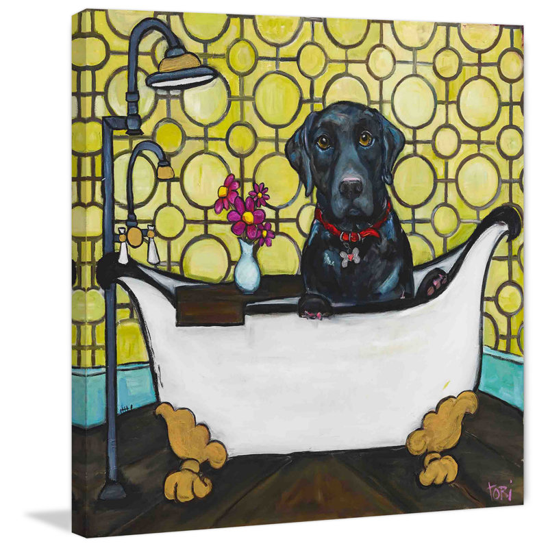 " Rub A Dub ", 12" H x 12" W