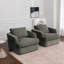 Ensemble de 2 fauteuils en velours Alameda-119399944