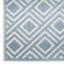 Tapis d'intérieur moderne bleu Ebern Designs Garp-1908967282