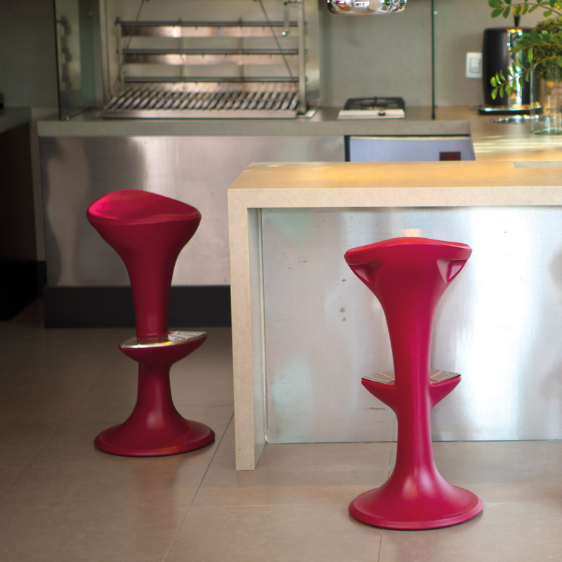 Tramontina Pepe Polyethylene Stool, Burgundy