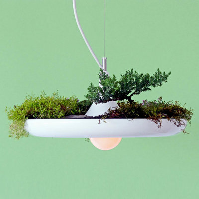 1 - Light White Unique/Statement Pendant