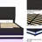 Queen 44.69'' Bed Frame