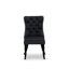 Ensemble de 9 pièces de coin-repas comprenant une table de salle à manger rectangulaire avec feuille papillon et 8 chaises rembourrées en tissu de polyester, 42 po x 84 po, noir-1967141353-2004834044