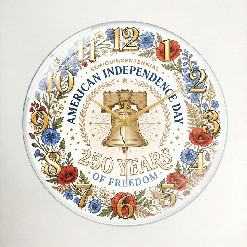 "American Independence USA 250th Anniversary Merchandise", 40 x 40 cm (15,7 x 15,7 pouces)