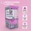 Mini machine à griffes: jeu d'arcade à DEL Lucky Doll pour la maison et le bureau, grue portative à jouets-126304982