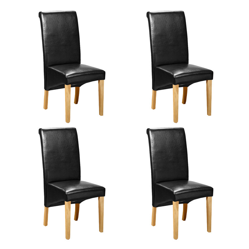 Astin Upholstered Dining Chair, Black, 2